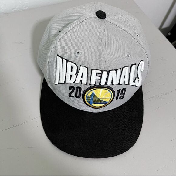 NBA Golden State Warriors Finals 2019 Gray Black Baseball Cap - Picture 5 of 8
